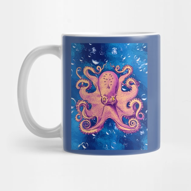 Pink Octopus by Art-Man